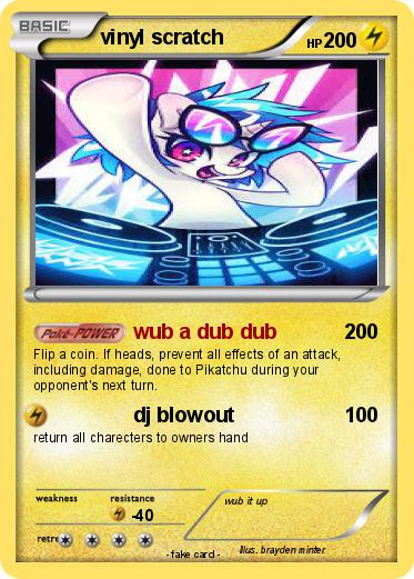 Pokemon vinyl scratch