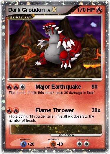 Pokemon Dark Groudon