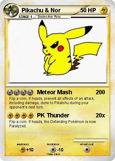 Pokemon Pikachu & Nor