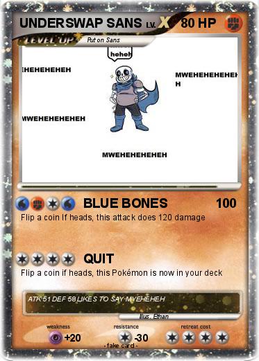 Pokemon UNDERSWAP SANS