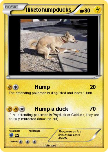 Pokemon Iliketohumpducks