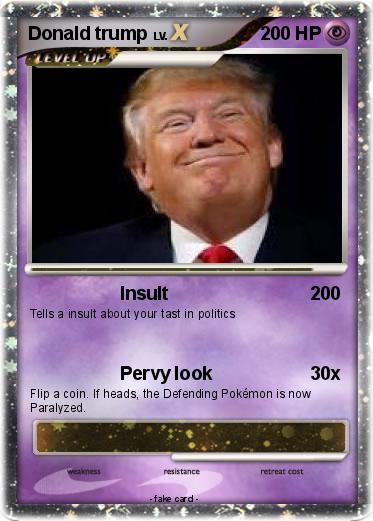 Pokemon Donald trump