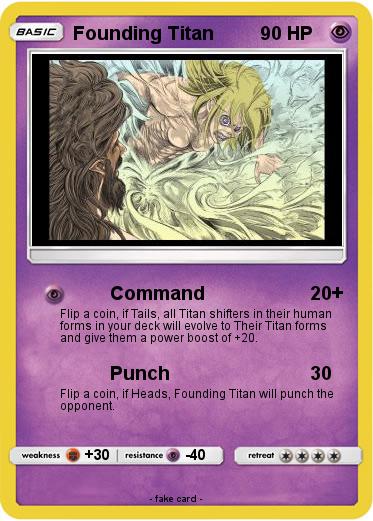 Pokemon Founding Titan