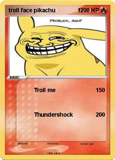 Pokemon troll face pikachu              1