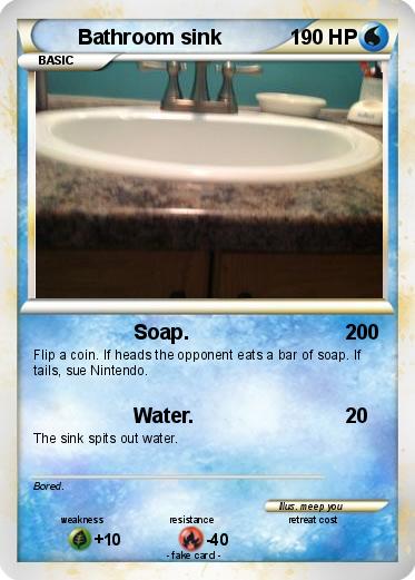 Pokemon Bathroom sink