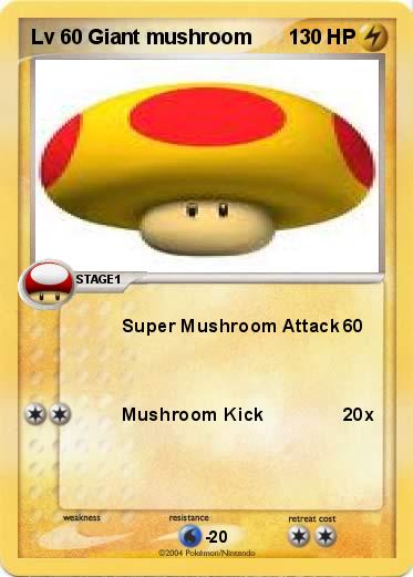 Pokemon Lv 60 Giant mushroom