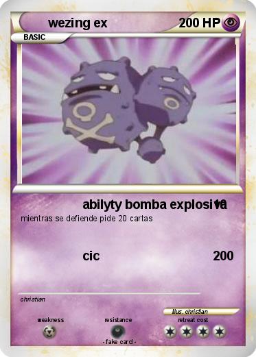 Pokemon wezing ex
