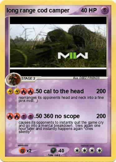 Pokemon long range cod camper