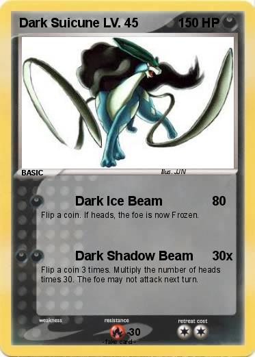 Pokemon Dark Suicune LV. 45