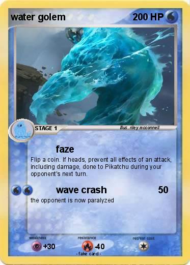 Pokemon water golem