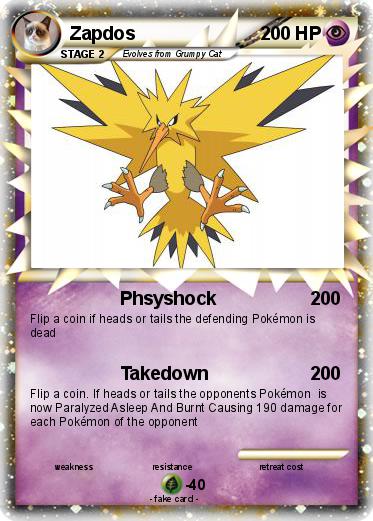 Pokemon Zapdos