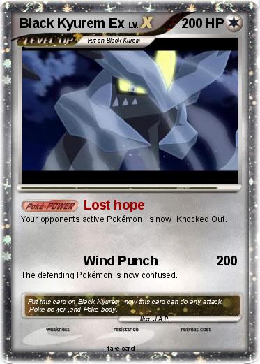 Pokemon Black Kyurem Ex