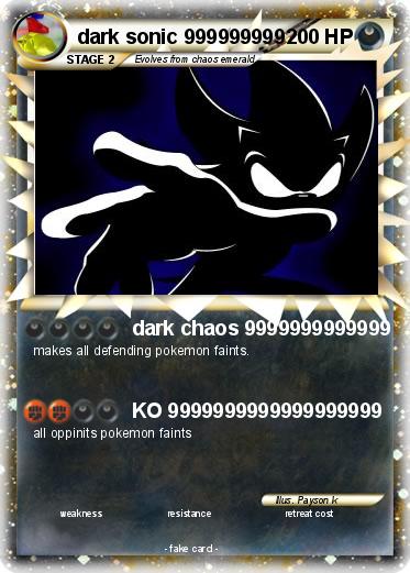 Pokemon dark sonic 999999999
