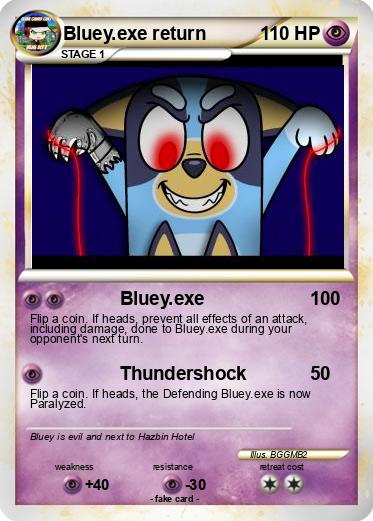 Pokemon Bluey.exe return