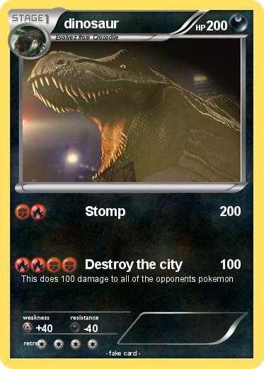 Pokemon dinosaur