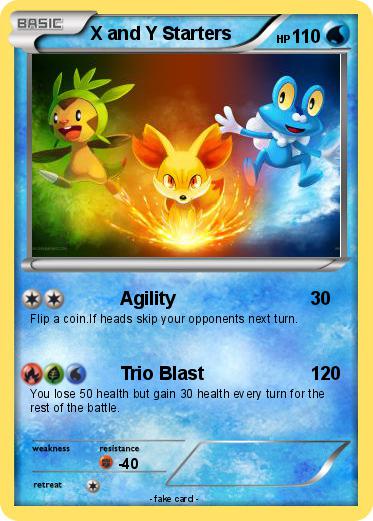 Pokemon X and Y Starters