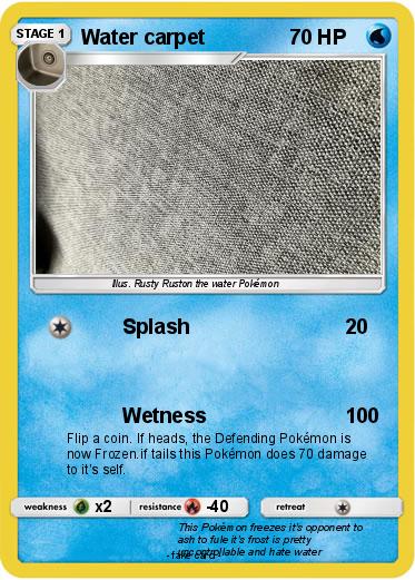 Pokemon Water carpet