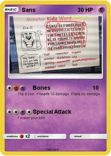Pokemon Sans