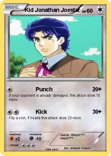 Pokemon Kid Jonathan Joestar
