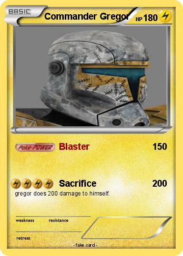 Pokemon Commander Gregor