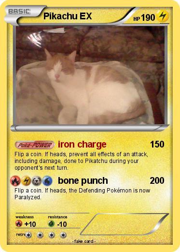 Pokemon Pikachu EX