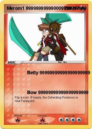 Pokemon Merom1 999999999990009999999999