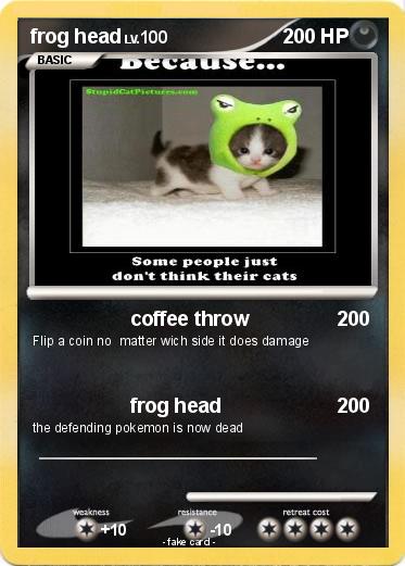 Pokemon frog head