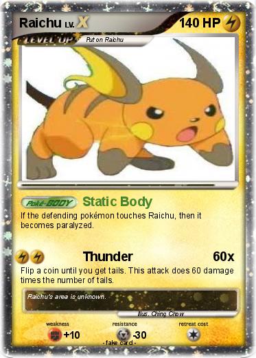Pokemon Raichu