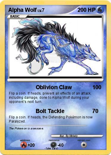Pokemon Alpha Wolf