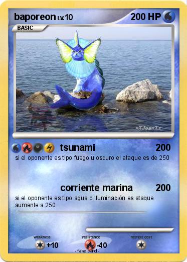 Pokemon baporeon