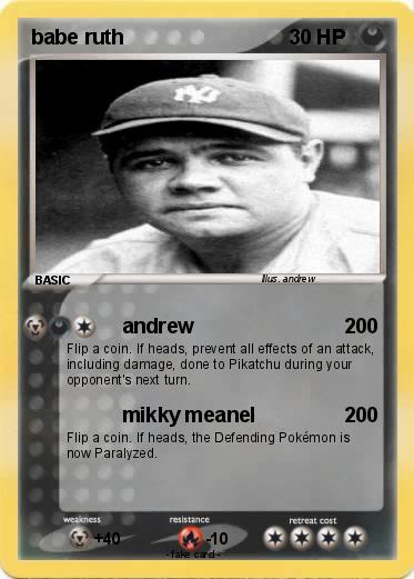 Pokemon babe ruth