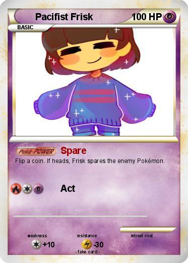 Pokemon Pacifist Frisk