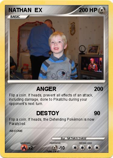 Pokemon NATHAN  EX