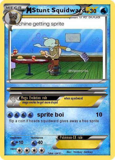 Pokemon Stunt Squidward