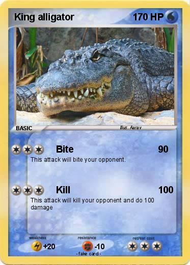 Pokemon King alligator
