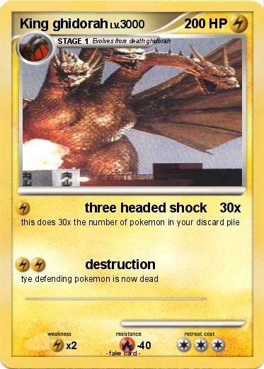 Pokemon King ghidorah