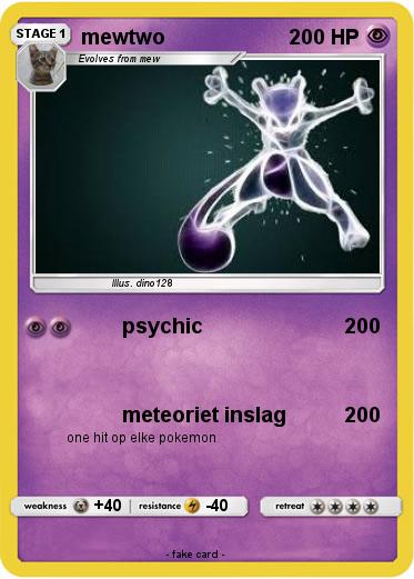 Pokemon mewtwo