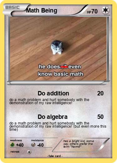 Pokemon Math Being Pokemon Math Being