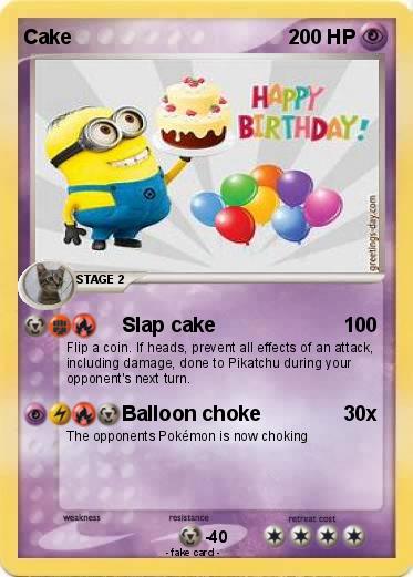 Pokemon Cake