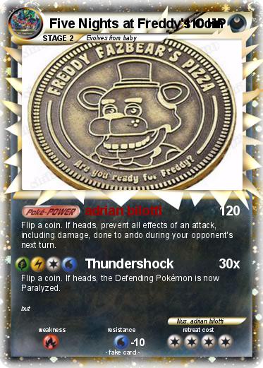 Pokemon Five Nights at Freddy's Coin