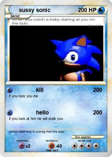 Pokemon sussy sonic