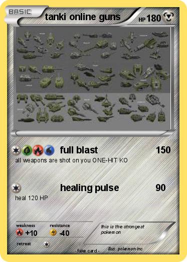 Pokemon tanki online guns