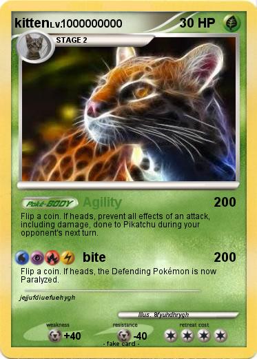 Pokemon kitten