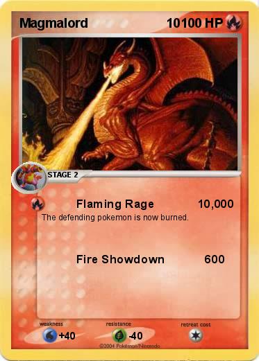 Pokemon Magmalord                      10
