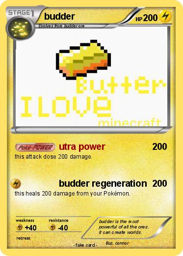 Pokemon budder