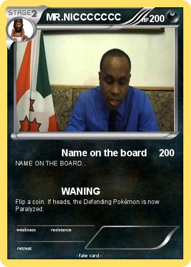 Pokemon MR.NICCCCCCC