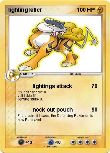 Pokemon lighting killer