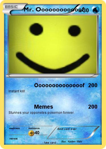 Pokemon Mr. Oooooooooooof