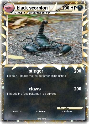 Pokemon black scorpion