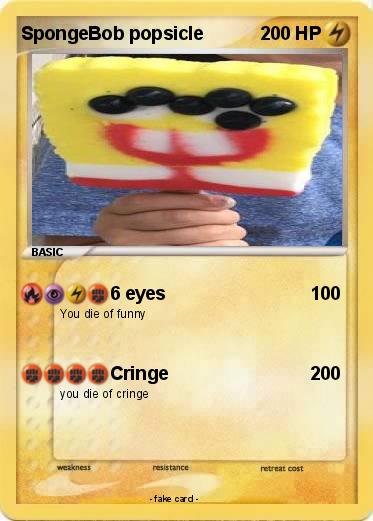 Pokemon SpongeBob popsicle